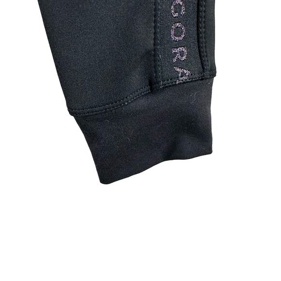 Zaggora London Hot Pants Black Neoprene Yoga Workout Leggings Thermal Fit Size 2 - Picture 4 of 8